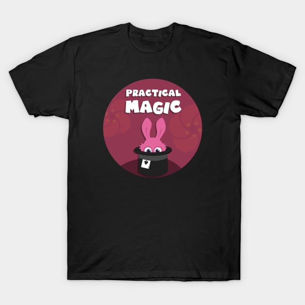 Practical magic cute magician rabbit T-Shirt by GoranDesign